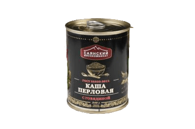 КАША ПЕРЛОВАЯ С ГОВЯДИНОЙ 338 гр