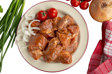 ШАШЛЫК ФИРМЕННЫЙ 1 КГ ПОРЦ.
