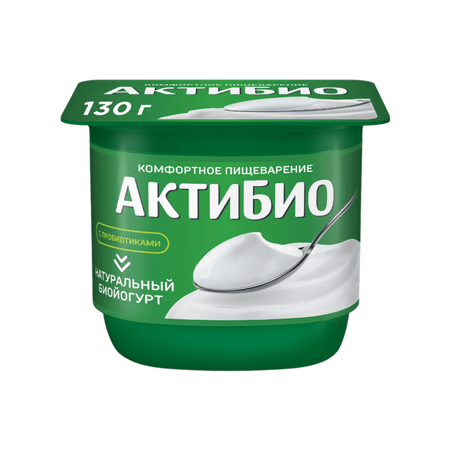 АКТИБИО ЙОГ 130 НАТУРАЛЬНЫЙ 1/12ШТ