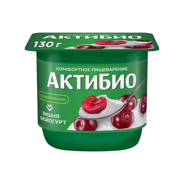 АКТИБИО ЙОГ 130 ВИШНЯ 1/12ШТ