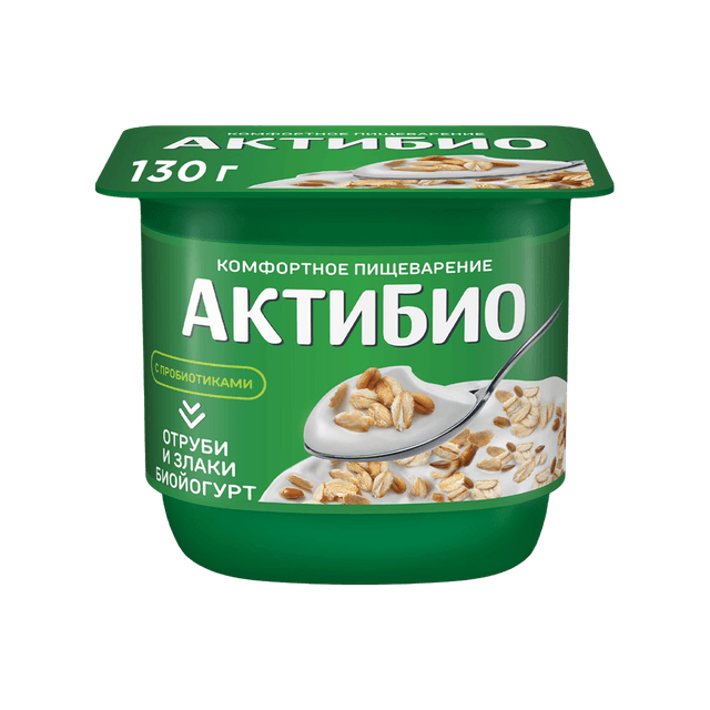 АКТИБИО ЙОГ 130 ОТРУБИ-ЗЛАКИ 1/12ШТ