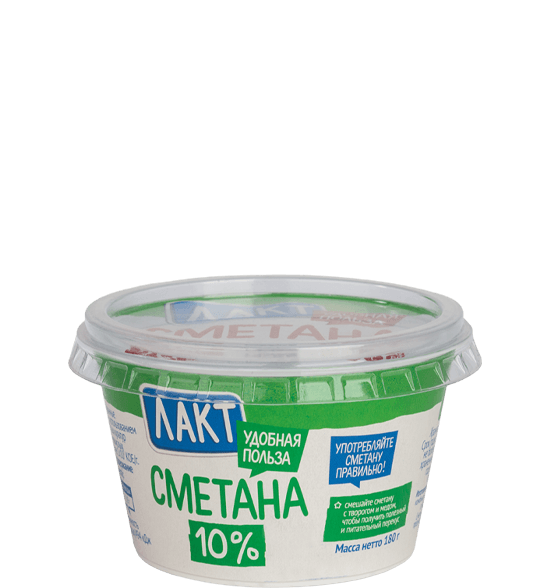 БМК "Сметана" 180гр 10% стакан 1/12шт