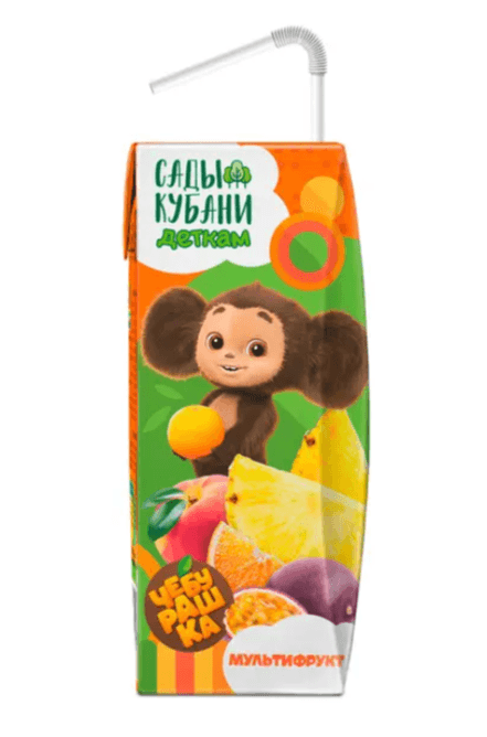 Сады Кубани Нектар мультифруктовый 0,2л д/пит 1/27шт
