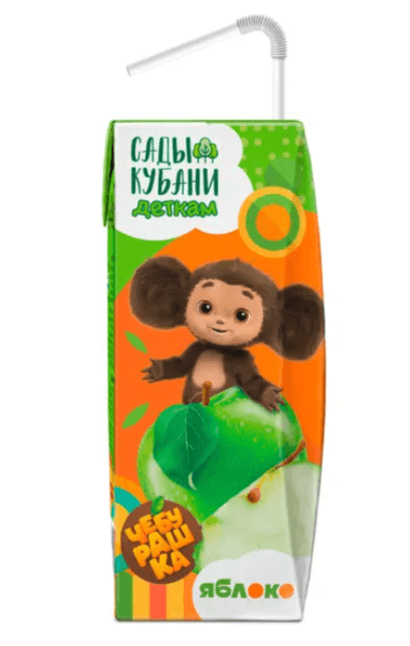 Сады Кубани Нектар яблочный 0,2л д/пит 1/27шт