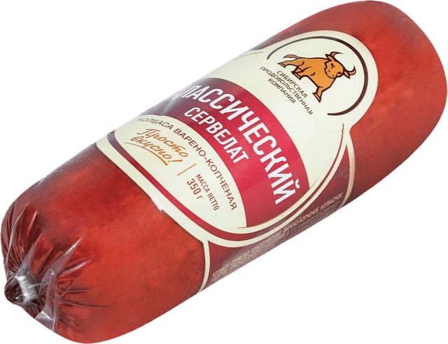 Сервелат Классический в/к 1с 0,35 кг в шт. (вакуум)