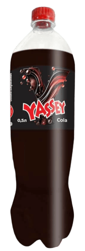 Напиток сильногаз "YASSEY Cola" 0.5 л 1/12шт