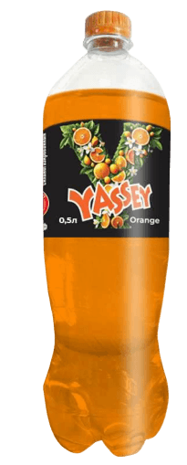 Напиток сильногаз "YASSEY Orange" 0.5 л 1/12шт
