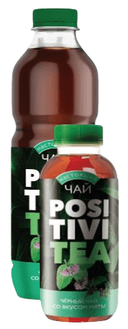 "Чай черный со вкусом мяты"_0,4 ПЭТ_PositiviTea(Позитивити) 1/12шт