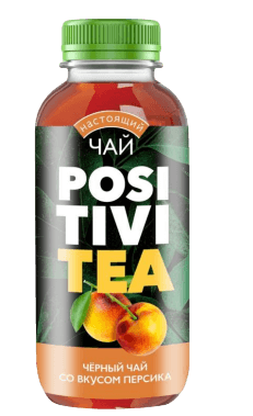 "Чай черный со вкусом персика"_0,4 ПЭТ_PositiviTea(Позитивити) 1/12шт