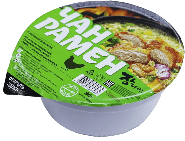 Доширак суп-лапша тарелка Чан Рамен со вкусом курицы 86 гр 1/24