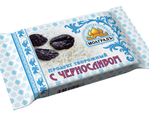 Молград Творожный продукт с черносливом 180 гр /12 шт ЗАМ