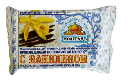 Молград Творожный продукт с ванилином 180 гр /12 шт ЗАМ