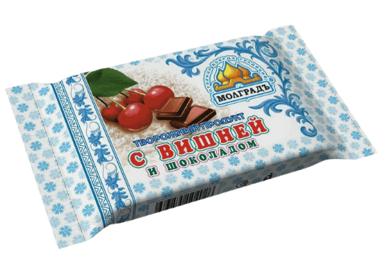 Молград Творожный продукт вишня/шоколад 180 гр /12 шт ЗАМ