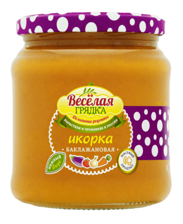 Веселая грядка Икорка Баклажановая 460гр ст/б 1/8шт