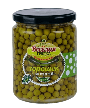 Веселая грядка Горошек зел. 460гр ст/б 1/8шт