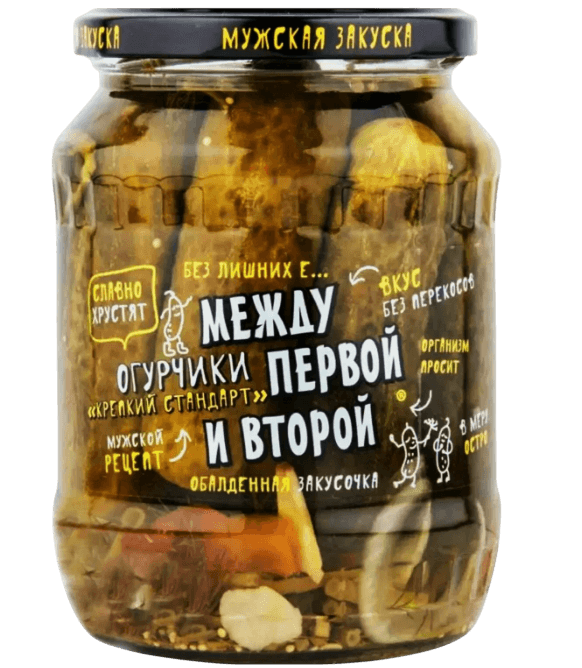 "КРЕПКИЙ СТАНДАРТ" Огурчики марин.МПиВТ 680гр 1/8шт