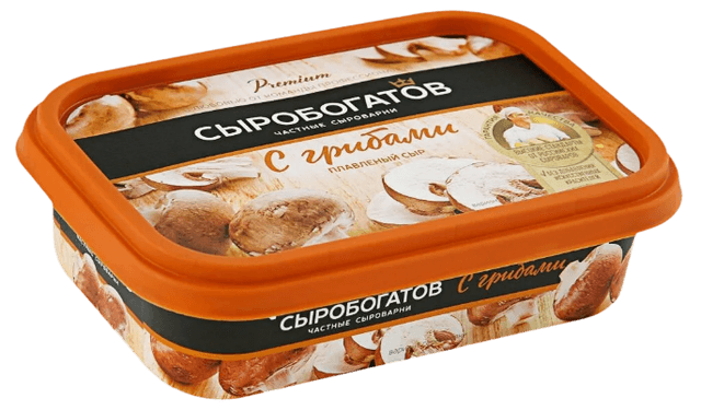 Сыр пл. п/о 200гр "Сыробогатов"С грибами 1/12шт
